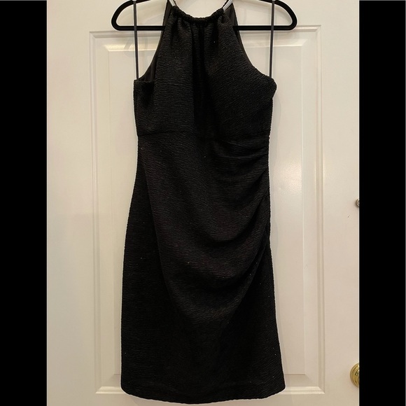 ELIZA J Woman’s Black halter cocktail dress size 10 - Picture 2 of 8